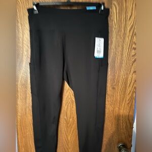 ZELOS athletic leggings with side pockets, size 2x. New with tags